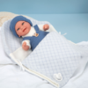 Boneca Elegance Arias Babyto Azul c/ Cobertor 35cm Autobrinca Online