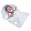 Boneca Elegance Arias Babyto Azul c/ Cobertor 35cm Autobrinca Online