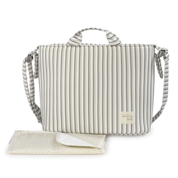 Bolsa de Maternidade Walking Mum Botton Riscas Autobrinca Online