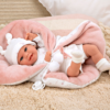Boneca Elegance Arias Babyto Rosa c/ Manta 35cm Autobrinca Online