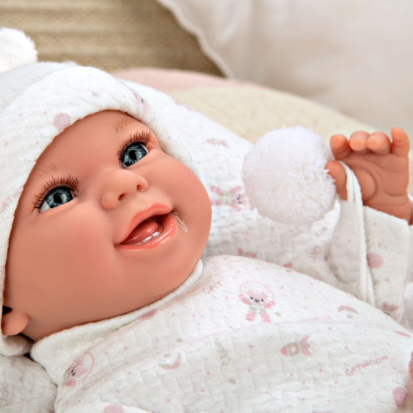 Boneca Elegance Arias Babyto Rosa c/ Manta 35cm Autobrinca Online