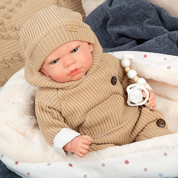 Boneca Reborn Arias Olona c/ Saco de Dormir 40cm Autobrinca Online