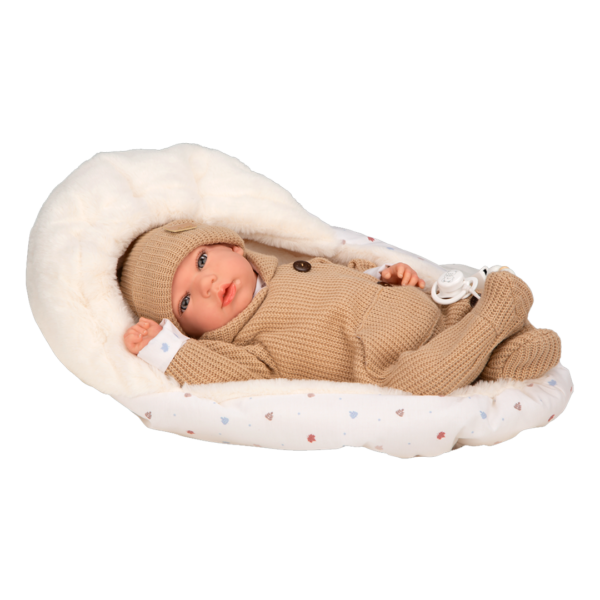 Boneca Reborn Arias Olona c/ Saco de Dormir 40cm Autobrinca Online