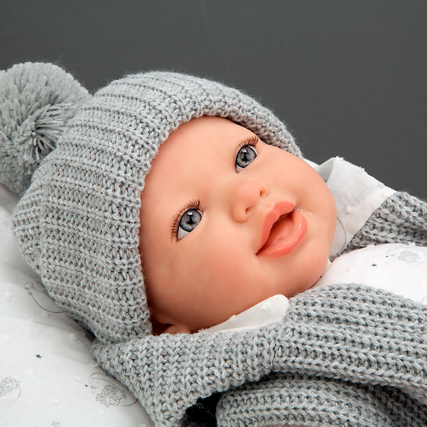 Boneca Reborn Arias Daniela c/ Almofada 45cm Autobrinca Online