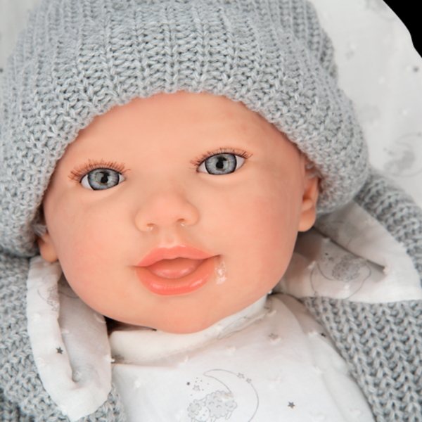 Boneca Reborn Arias Daniela c/ Almofada 45cm Autobrinca Online