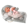 Boneca Reborn Arias Nadia c/ Cobertor e Ursinho 40cm Autobrinca Online