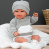 Boneca Elegance Arias Babyto Cinza c/ Almofada 35cm Autobrinca Online