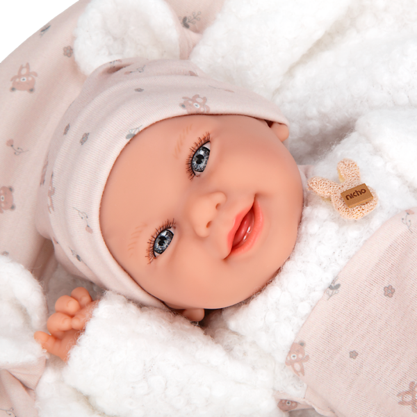 Boneca Elegance Arias Babyto Bege c/ Manta 33cm Autobrinca Online