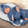 Boneco Reborn Arias Alberto c/ Saco de Dormir 40cm Autobrinca Online