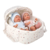Bonecos Gémeos Elegance Arias c/ Alcofa 26cm Autobrinca Online