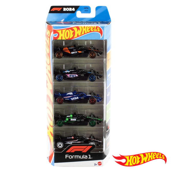 Hot Wheels – Pack de 5 Veículos Fórmula 1 1:64 Autobrinca Online