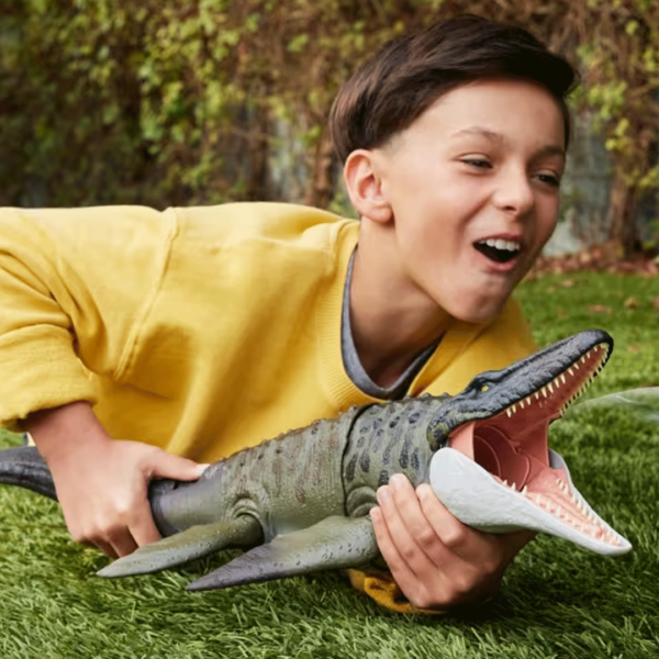 Jurassic World Bite N Blast Dinossauro Mosasaurus Autobrinca Online