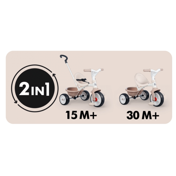 Triciclo Smoby Be Move Bege Autobrinca Online