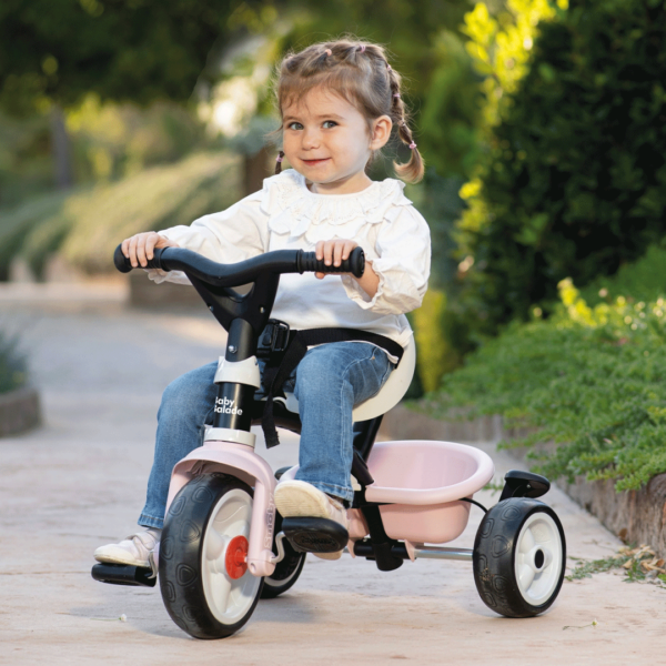 Triciclo Smoby Baby Balade Plus Rosa Nude Autobrinca Online