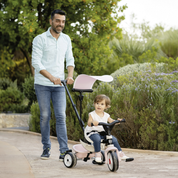 Triciclo Smoby Baby Balade Plus Rosa Nude Autobrinca Online