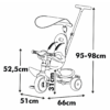 Triciclo Smoby Baby Balade Plus Rosa Nude Autobrinca Online