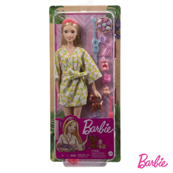 Barbie Self Care – Boneca c/ Mascote no Spa Autobrinca Online