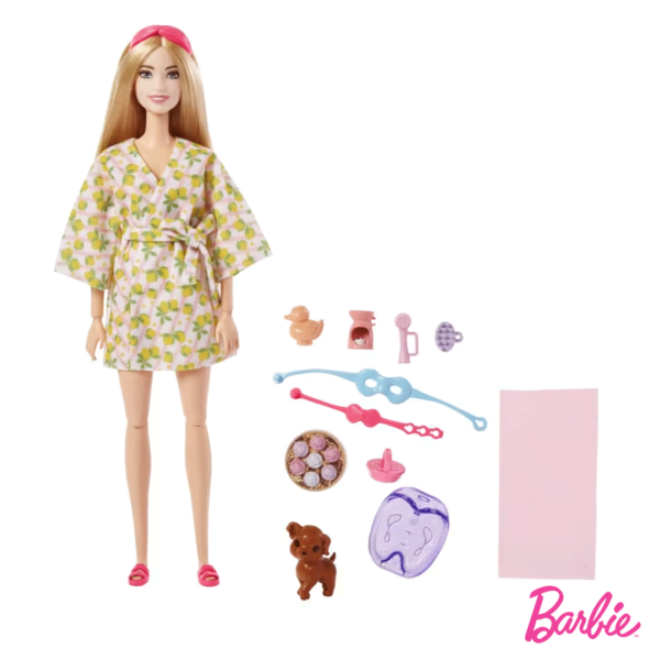 Barbie Self Care – Boneca c/ Mascote no Spa Autobrinca Online
