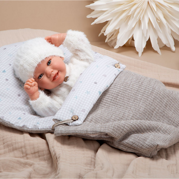 Bebé Reborn Arias Henar c/ Canção dormir 45cm Autobrinca Online