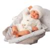 Bebé Reborn Arias Henar c/ Canção dormir 45cm Autobrinca Online