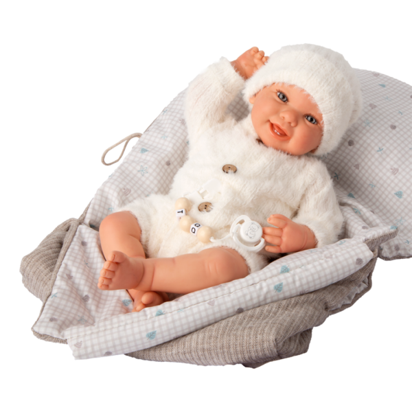 Bebé Reborn Arias Henar c/ Canção dormir 45cm Autobrinca Online