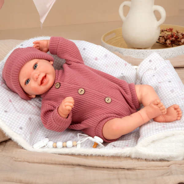Bebé Reborn Arias Angélica c/ Canção dormir 45cm Autobrinca Online