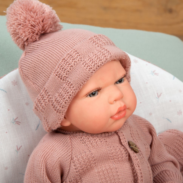 Bebé Reborn Arias Elba Rosa c/ Saco de Dormir 40cm Autobrinca Online