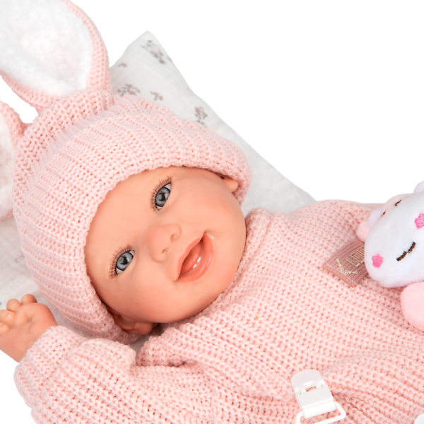 Bebé Reborn Lúcia c/ Almofada de Peluche 45cm Autobrinca Online