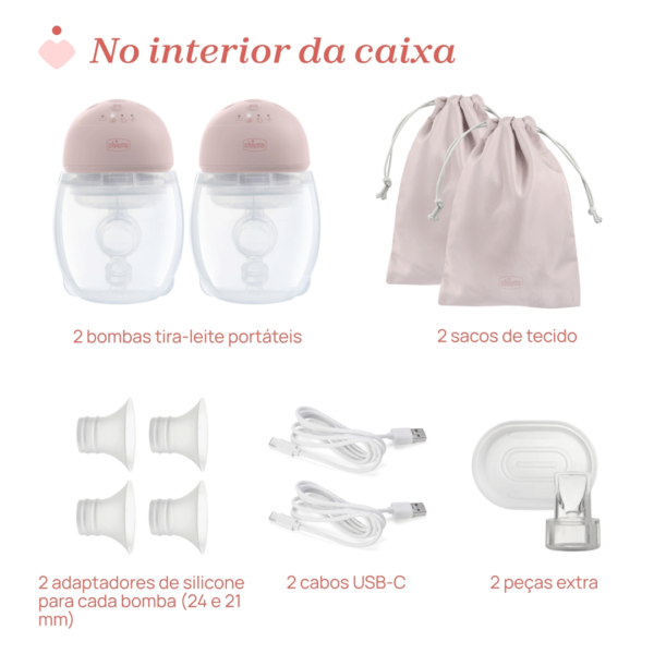 Bomba Tira Leite Dupla Portátil Chicco Autobrinca Online