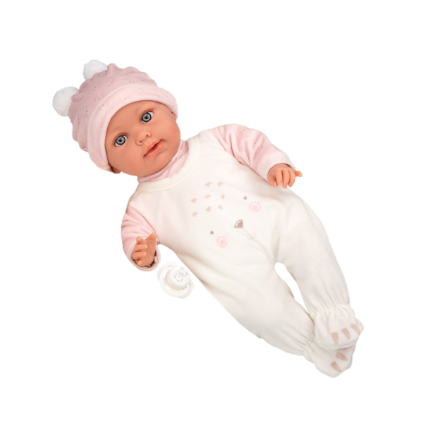 Boneca Elegance Arias Roy Rosa C/ Mecanismo de Choro 42cm Autobrinca Online
