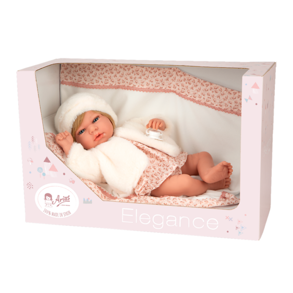 Boneca Elegance Arias Andie c/ Cobertor 40cm Autobrinca Online