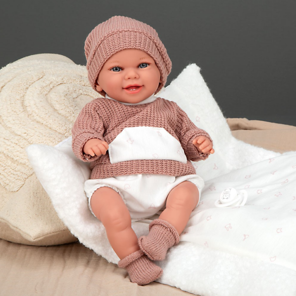 Boneca Elegance Arias Babyto c/ Peso e Almofada 35cm Autobrinca Online