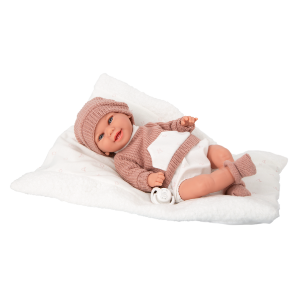 Boneca Elegance Arias Babyto c/ Peso e Almofada 35cm Autobrinca Online