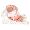 Boneca Elegance Arias Colin Rosa c/ Manta e Peluche 40cm Autobrinca Online