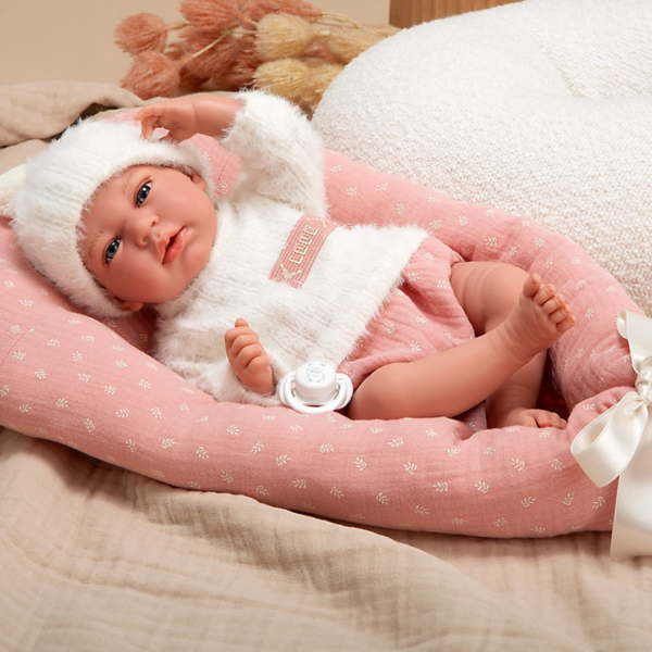 Boneca Elegance Arias Andie Rosa c/ Almofada 40cm Autobrinca Online