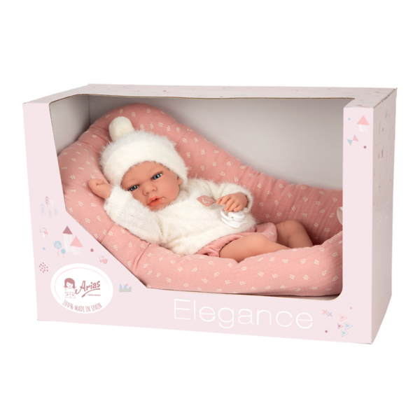 Boneca Elegance Arias Andie Rosa c/ Almofada 40cm Autobrinca Online
