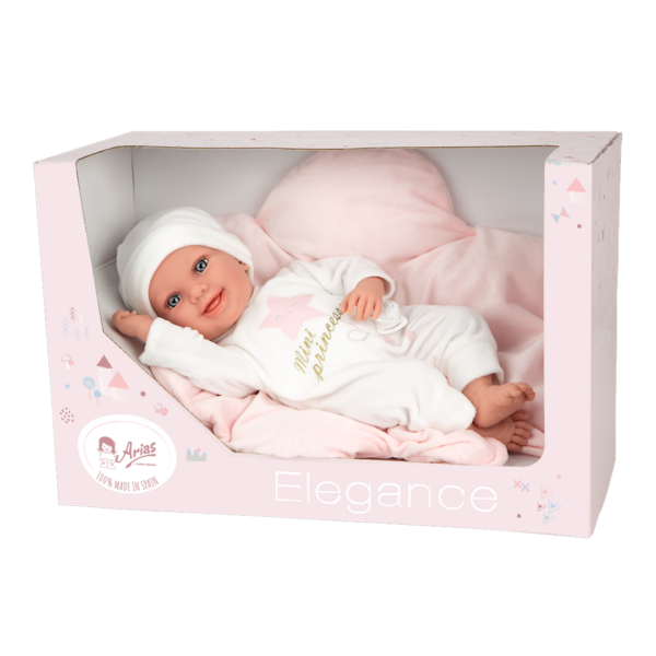 Boneca Elegance Arias Colin c/ Almofada Nuvem 40cm Autobrinca Online