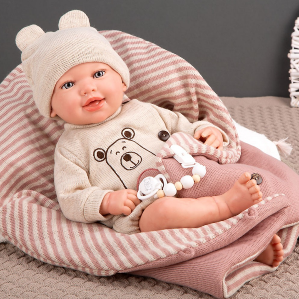 Bebé Reborn Arias Laín c/ Saco de Dormir 45cm Autobrinca Online