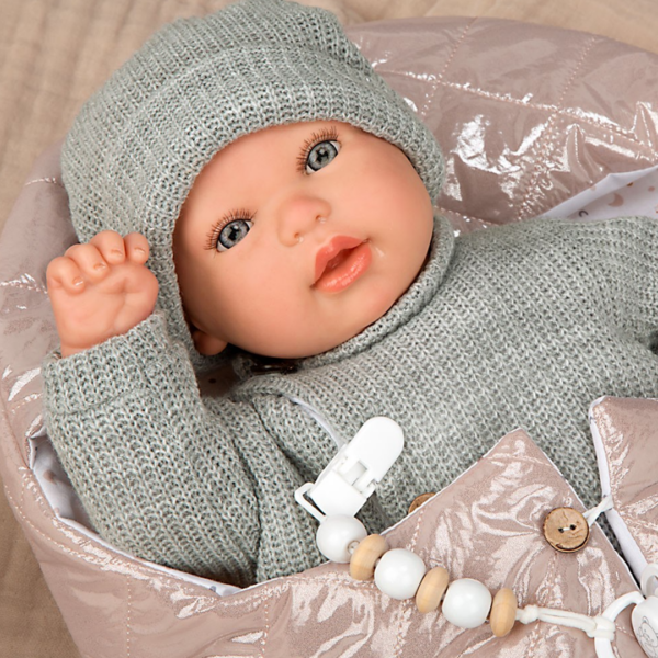 Bebé Reborn Olivia c/ Canção de Dormir 45cm Autobrinca Online