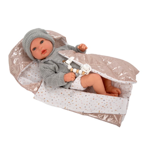 Bebé Reborn Olivia c/ Canção de Dormir 45cm Autobrinca Online
