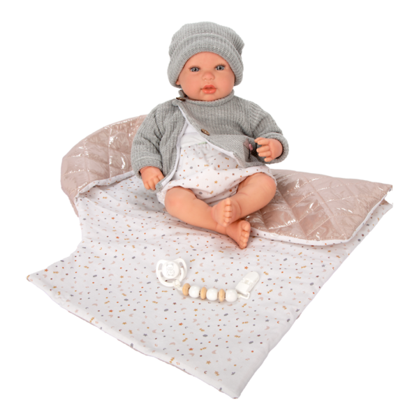 Bebé Reborn Olivia c/ Canção de Dormir 45cm Autobrinca Online