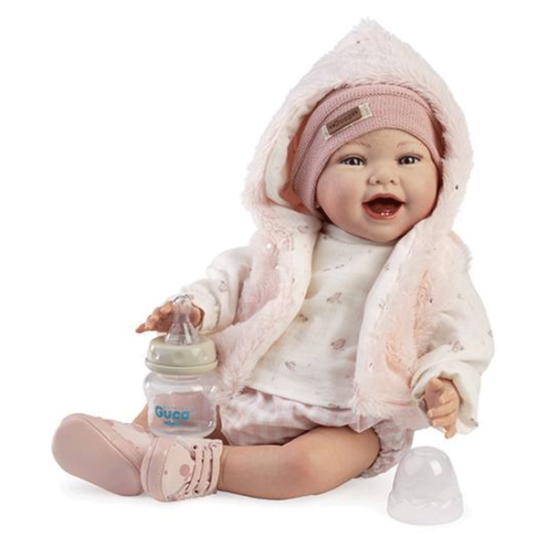 Boneca Reborn Guca Elsa 42cm Autobrinca Online