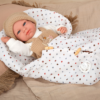 Boneca Elegance Arias Cris Bege c/ Saco de Dormir 40cm Autobrinca Online