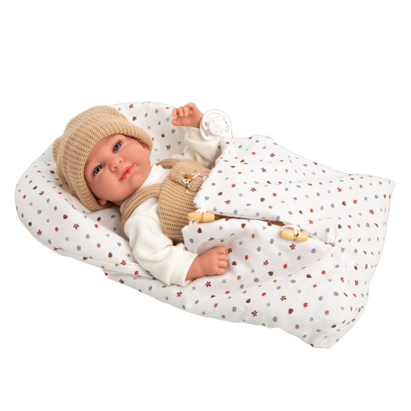 Boneca Elegance Arias Cris Bege c/ Saco de Dormir 40cm Autobrinca Online