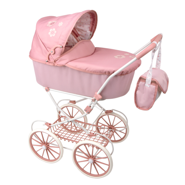 Carrinho Bonecas Capota Elegance Arias c/ Bolsa 80cm Autobrinca Online