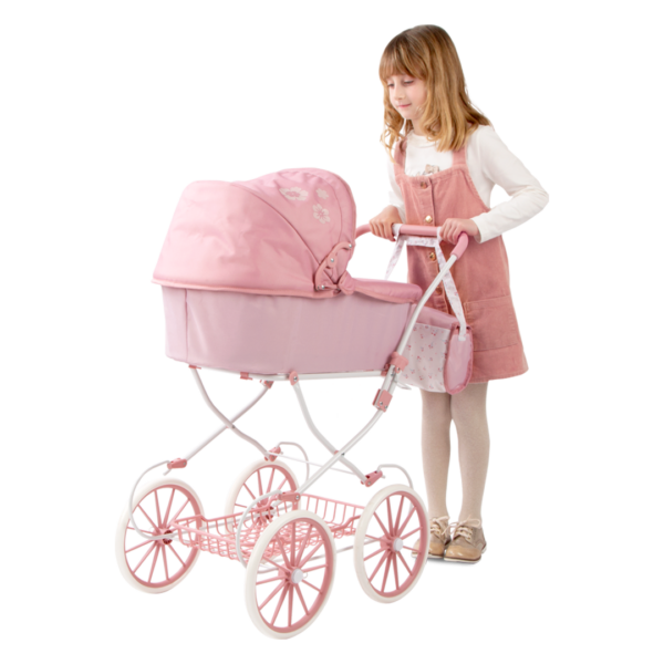 Carrinho Bonecas Capota Elegance Arias c/ Bolsa 80cm Autobrinca Online