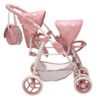 Carrinho Gémeos Elegance c/ Bolsa Arias 80cm Autobrinca Online