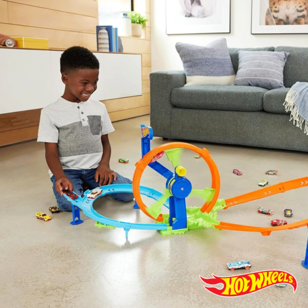 Hot Wheels Stunt Tracks Lançamento Veloz e Loop Autobrinca Online