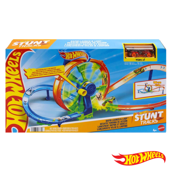 Hot Wheels Stunt Tracks Lançamento Veloz e Loop Autobrinca Online
