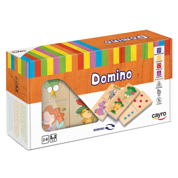 Jogo Cayro – Dominó Infantil XL c/ 2 Lados Autobrinca Online